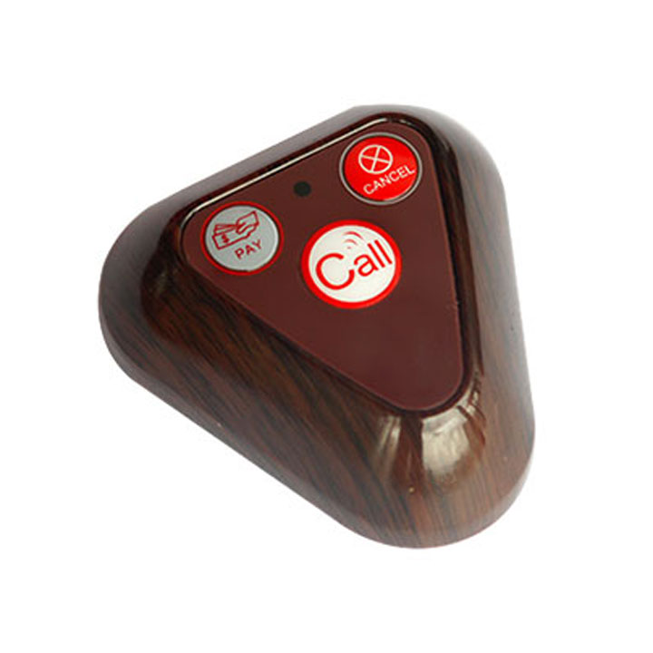 3-button triangle wireless calling button