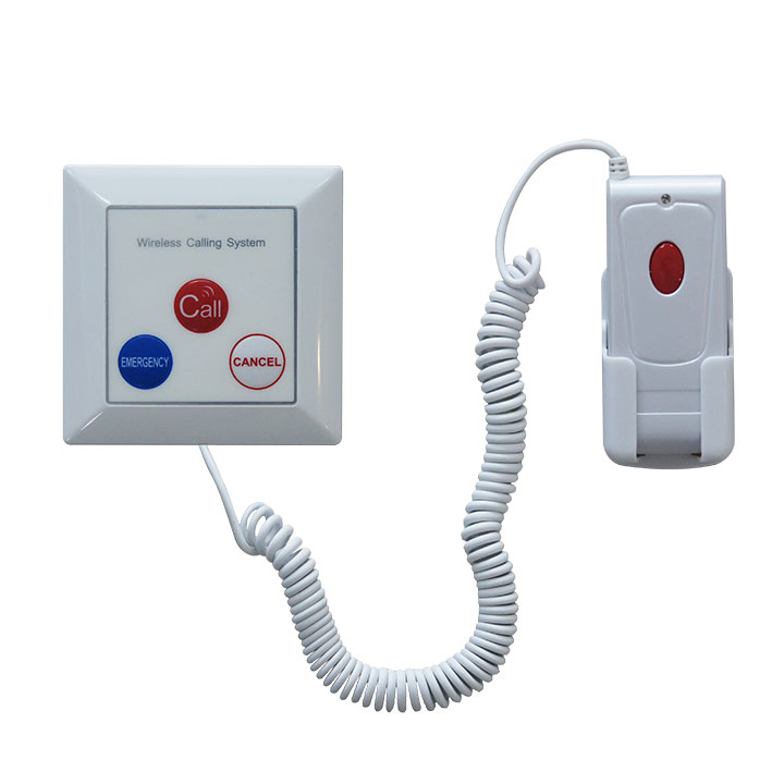 Wireless emergency calling button