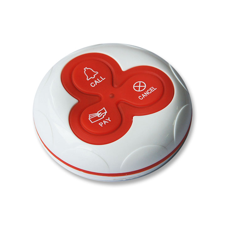 3-button waterproof wireless calling button