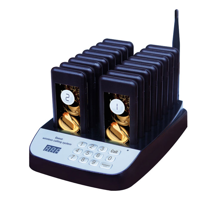 Queue wireless calling system