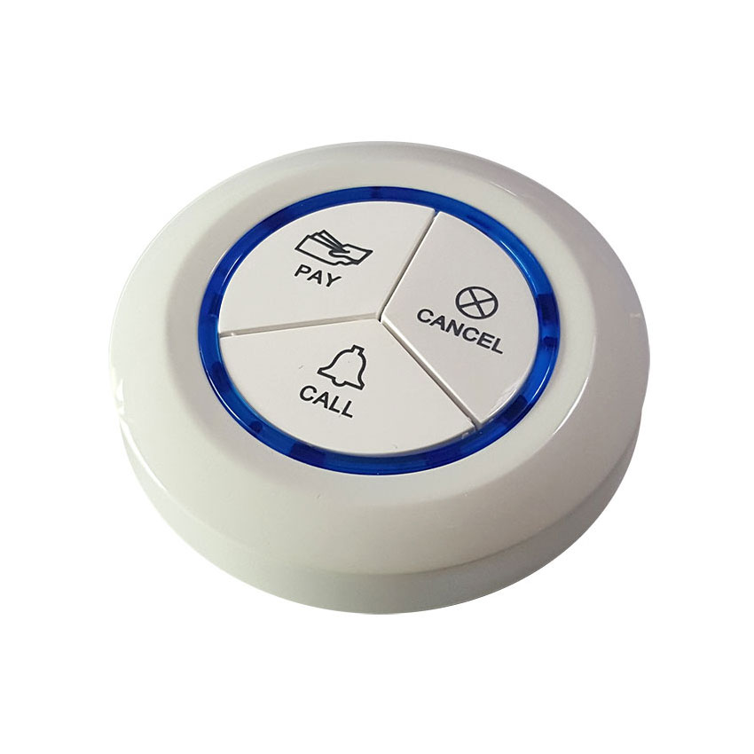 3-button waterproof calling button (white)