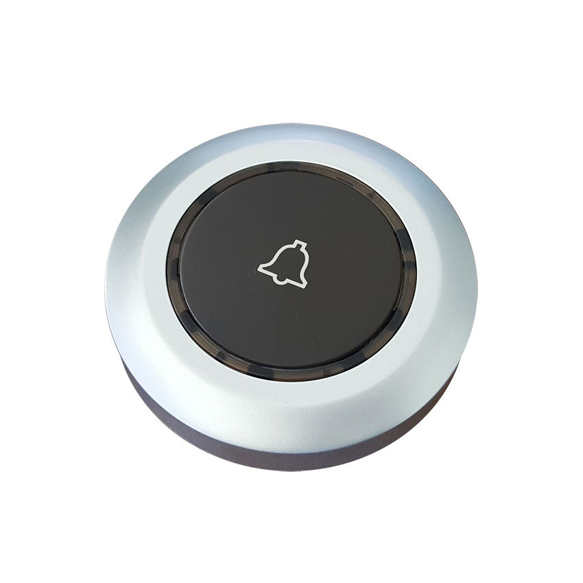 1-button waterproof calling button (silver)