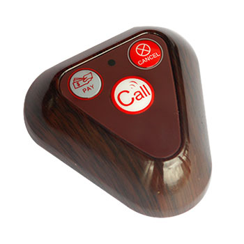 3-button triangle wireless calling button