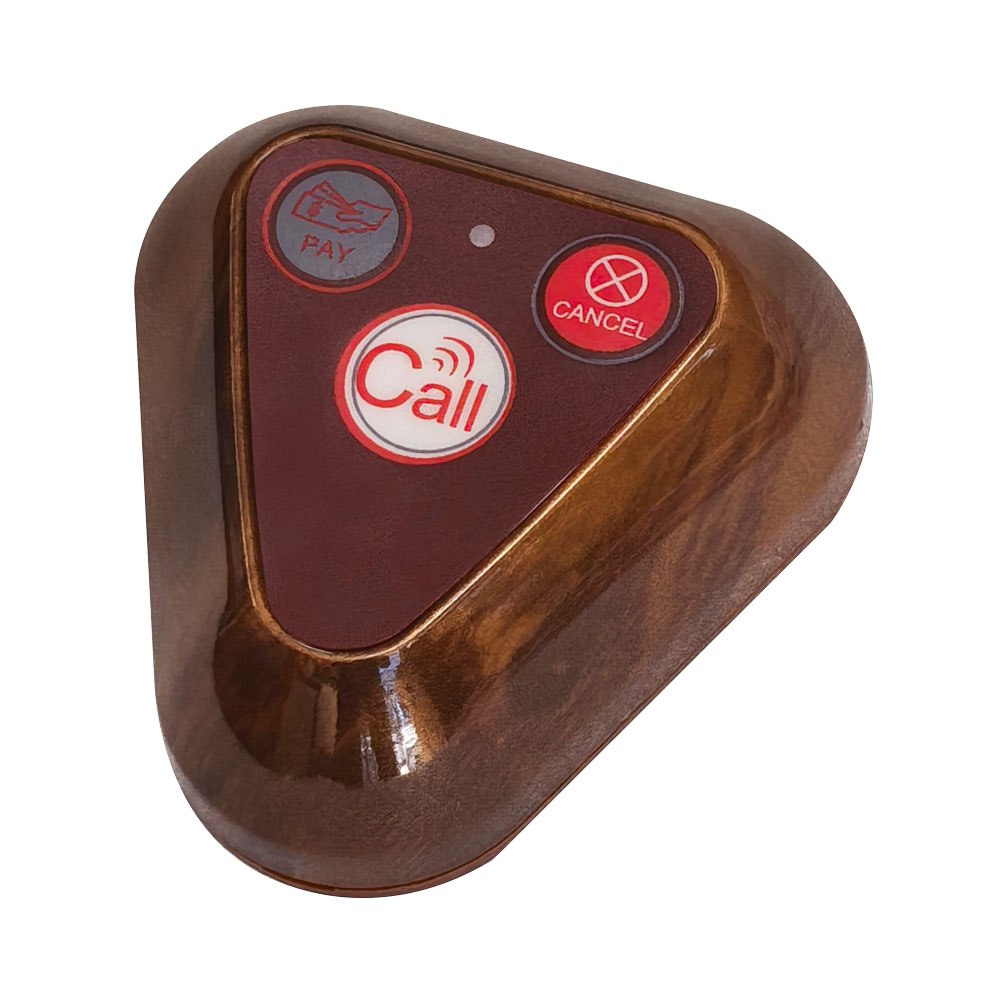 3-button triangle wireless calling button